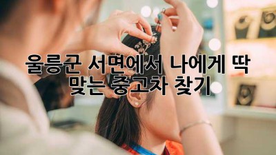 울릉군 서면에서 나에게 딱 맞는 중고차 찾기!
